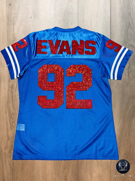 CHS Rams Bling Ladies Patchwork Jersey - FRONT AND BACK