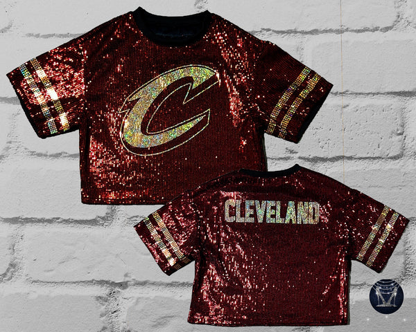 Custom Sequin Logo Jersey – Personalized Sparkle Branding
