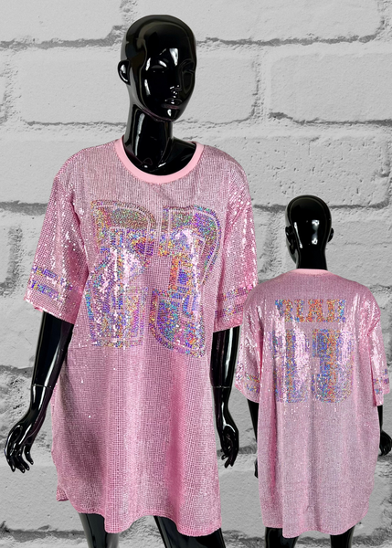 Custom Bling Sequin Large No. Dress