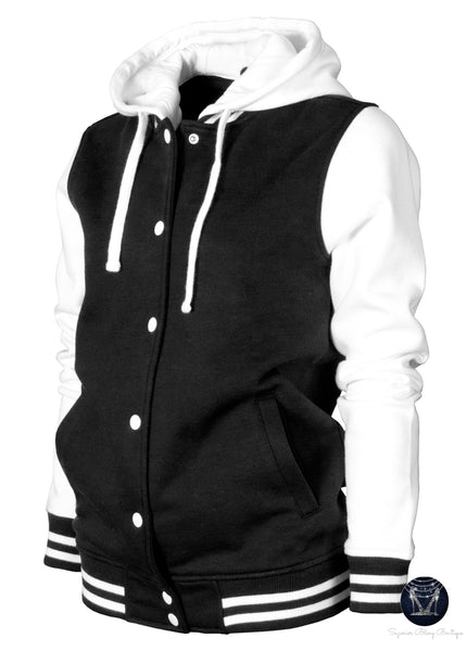 "Official Breast Cancer Survivor"Ladies Fleece Letterman Bling Jacket
