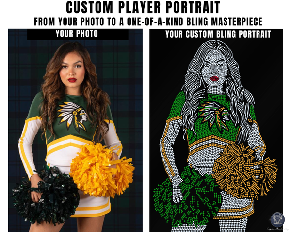 Warriors Custom Portrait Sequin Jersey — Exclusive Group Order