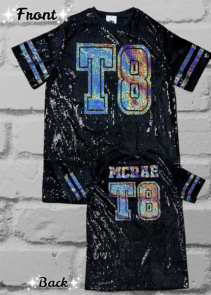 Custom Bling Sequin Large No. Dress