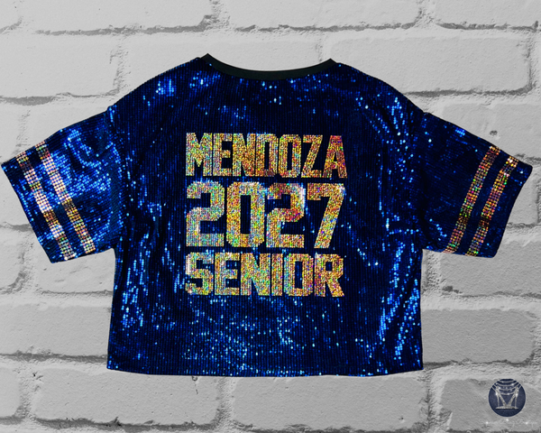 Custom Band Mom Sequin Jersey - Personalized Marching Band Bling Jersey