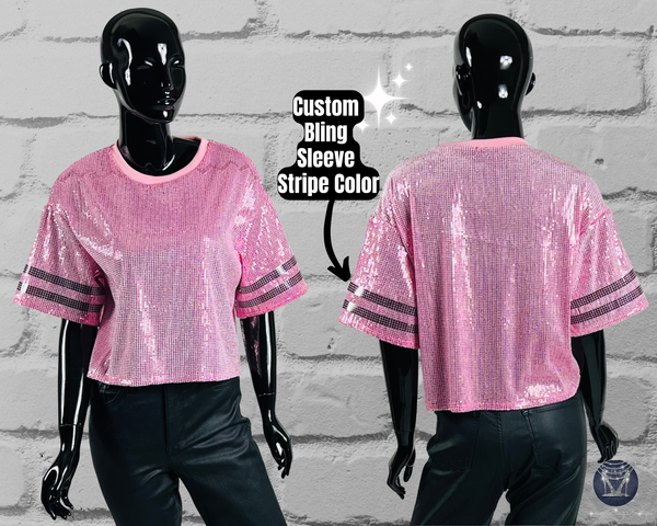 Custom Cheer Mom Sequin Jersey