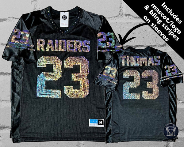 Custom Bling Unisex Patchwork Jersey