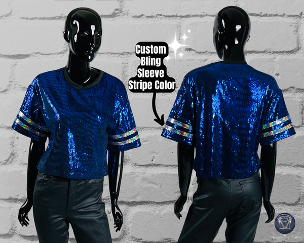 Custom Cheer Mom Sequin Jersey
