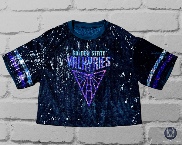 Custom Sequin Logo Jersey – Personalized Sparkle Branding