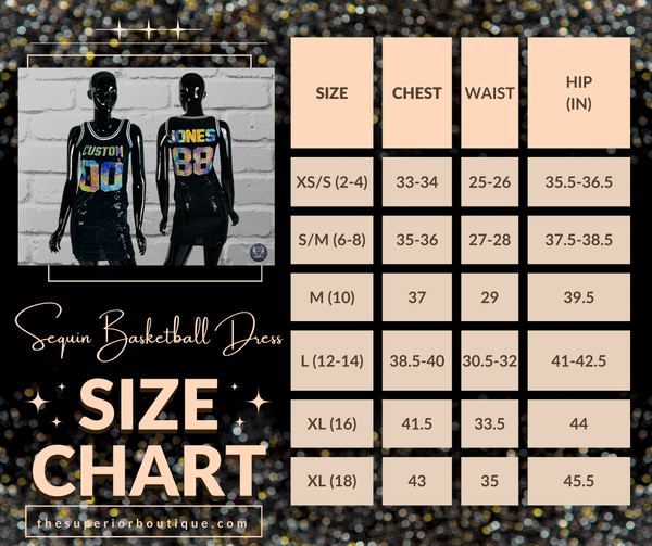 Signature Sequin Courtside Bodycon – Custom Name & Number Basketball Dress