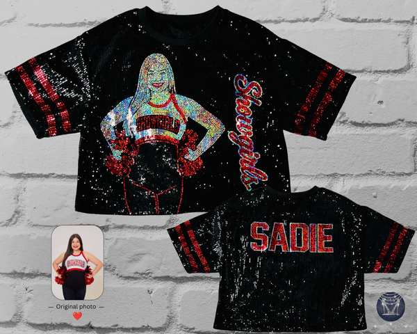 Warriors Custom Portrait Sequin Jersey — Exclusive Group Order
