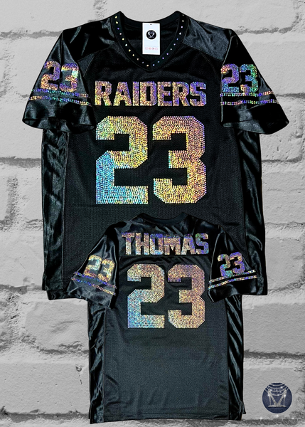Custom Bling Unisex Patchwork Jersey