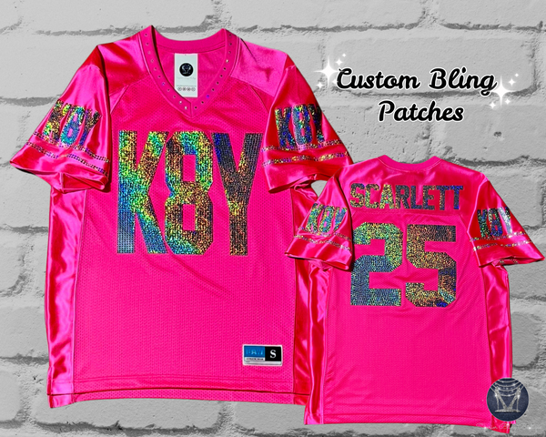 Custom Bling Unisex Patchwork Jersey