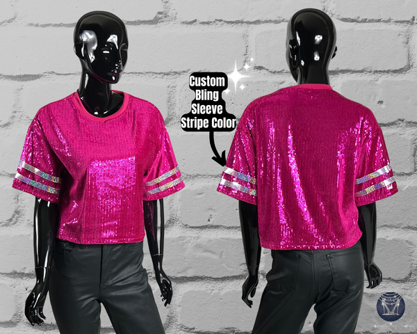 Custom Cheer Mom Sequin Jersey