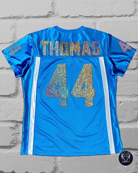 Custom Bling Ladies Patchwork Jersey - NUMBERS ON SLEEVES