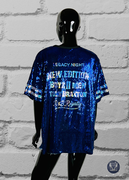 NE Way Sequin Side-Slit Concert Top - Superior Bling Boutique