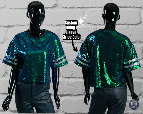 Custom Cheer Mom Sequin Jersey
