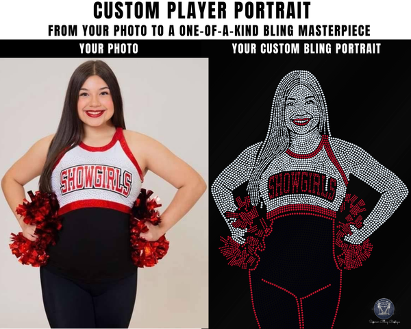 Warriors Custom Portrait Sequin Jersey — Exclusive Group Order