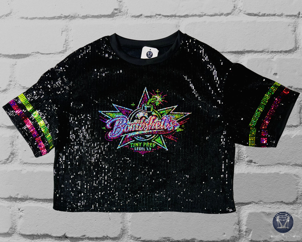 Custom Sequin Logo Jersey – Personalized Sparkle Branding