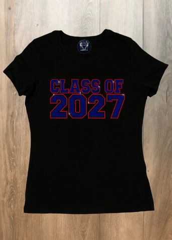 Class of 2027 Bling Shirt