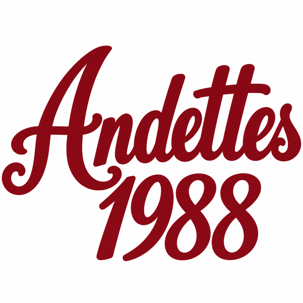 Andettes 1988 V-Neck Sequin Top - NO SLEEVE STRIPES