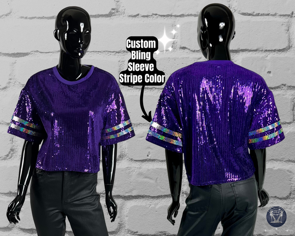 Custom Cheer Mom Sequin Jersey