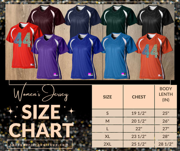 Custom Bling Ladies Patchwork Jersey - NUMBERS ON SLEEVES