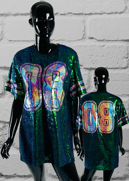 Custom Bling Sequin Large No. Dress