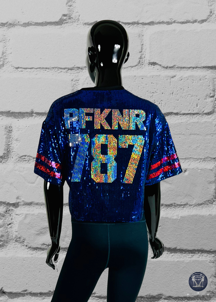 Puerto Rico Sequin Jersey – Custom Name & Number