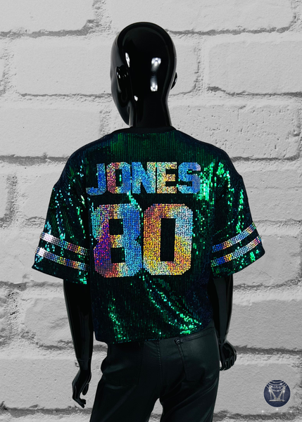 Philadelphia Custom Sequin Jersey - Personalized Text, Name & Number