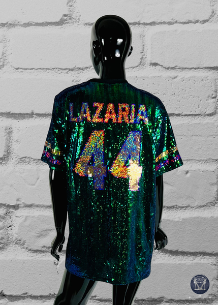 Custom Jersey Bling Sequin Dress - Custom Text & Number