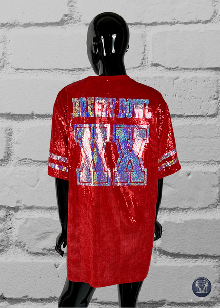 Custom Bling Sequin Large No. Dress