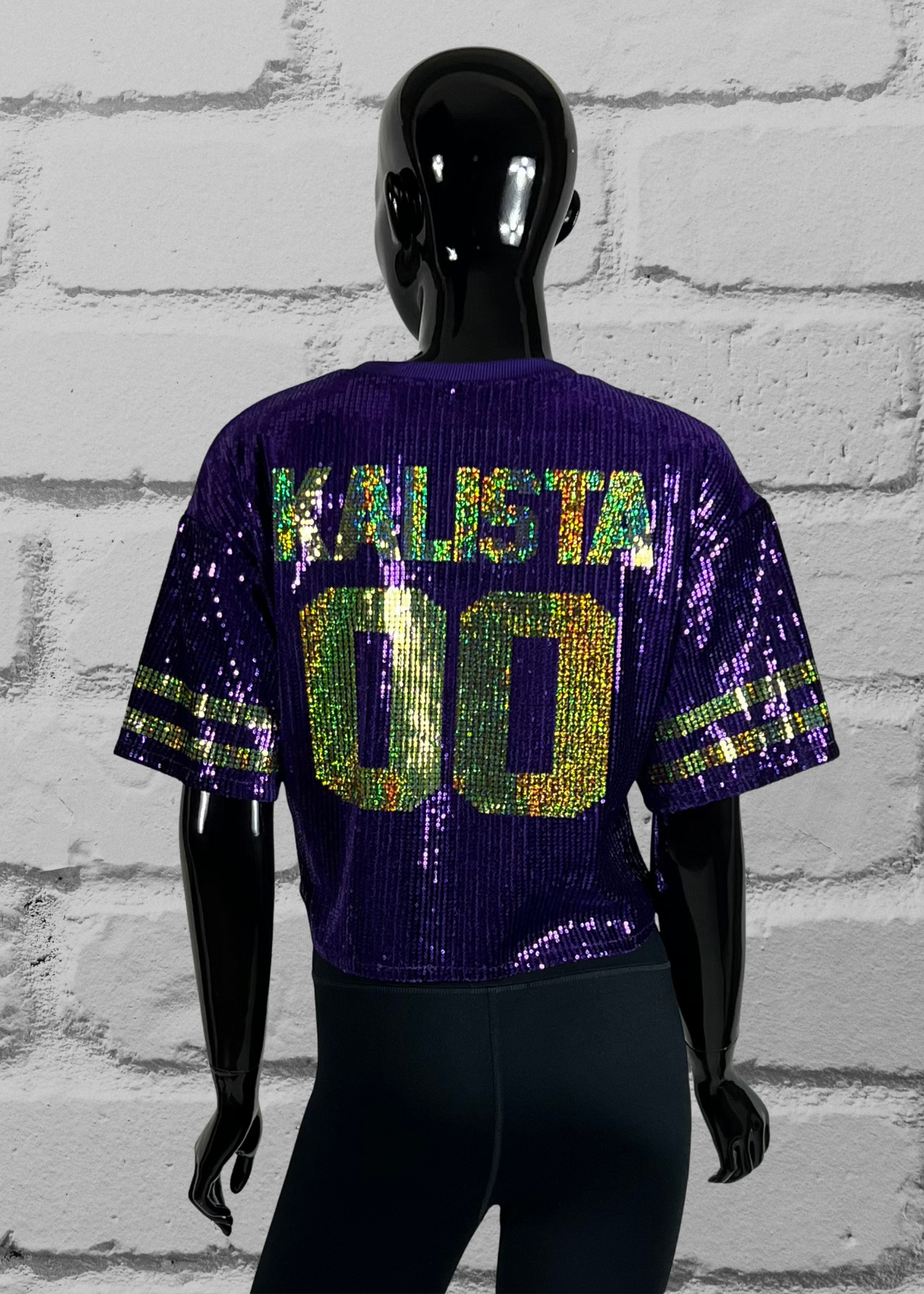 Sequin Top Add-ons - Back of Shirt