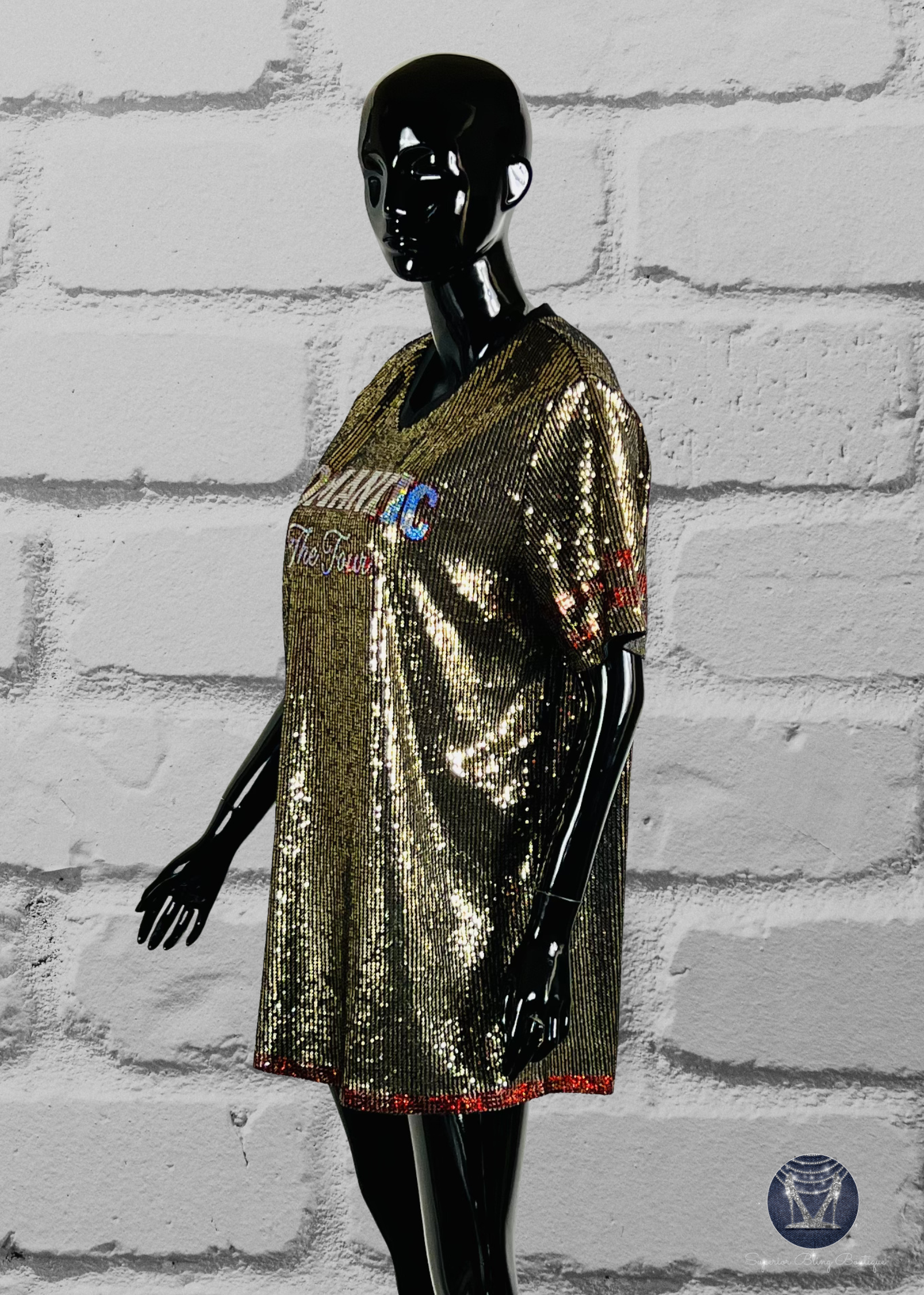 Gold Sequin Romantic Tour Concert Dress Superior Bling Boutique Gold Sequin Romantic Tour Concert Dress Superior Bling Boutique