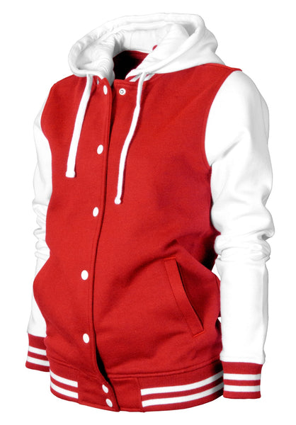 Custom Ladies Fleece Letterman Bling Jacket (Existing)