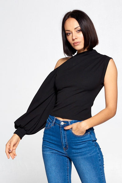 So Sophisticated Top - Black