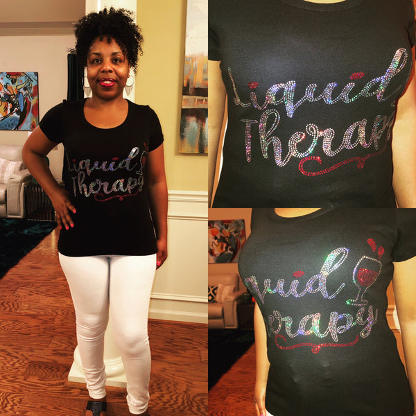 Liquid Therapy Bling Shirt - Superior Boutique