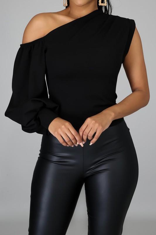So Sophisticated Top - Black