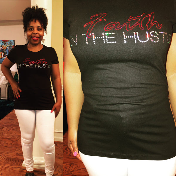Faith In The Hustle Bling Shirt - Superior Boutique