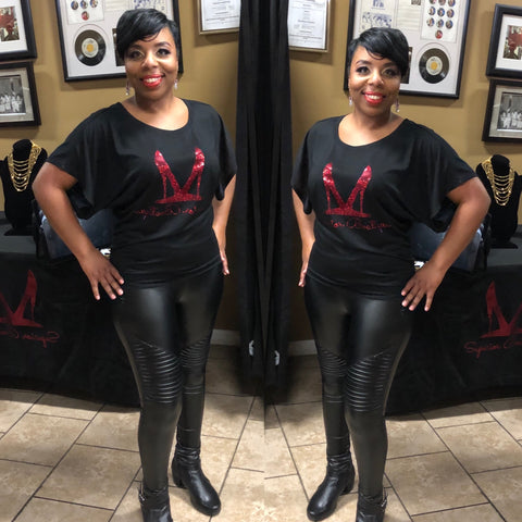 Custom Bling Short Sleeve Style Shirts (Invoice/POS)