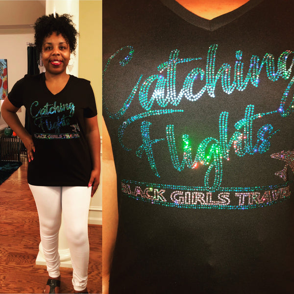 Catching Flights Bling Shirt - Superior Boutique