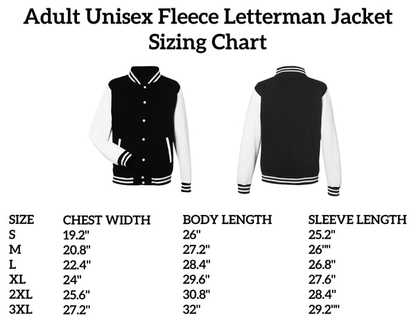 HBCU LOVE Ladies Fleece Letterman Bling Jacket