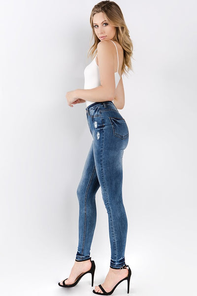 Hi Waist Skinny Jeans - Superior Boutique