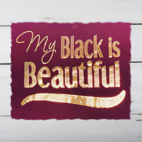 My Black is Beautiful Bling Shirt - Superior Boutique