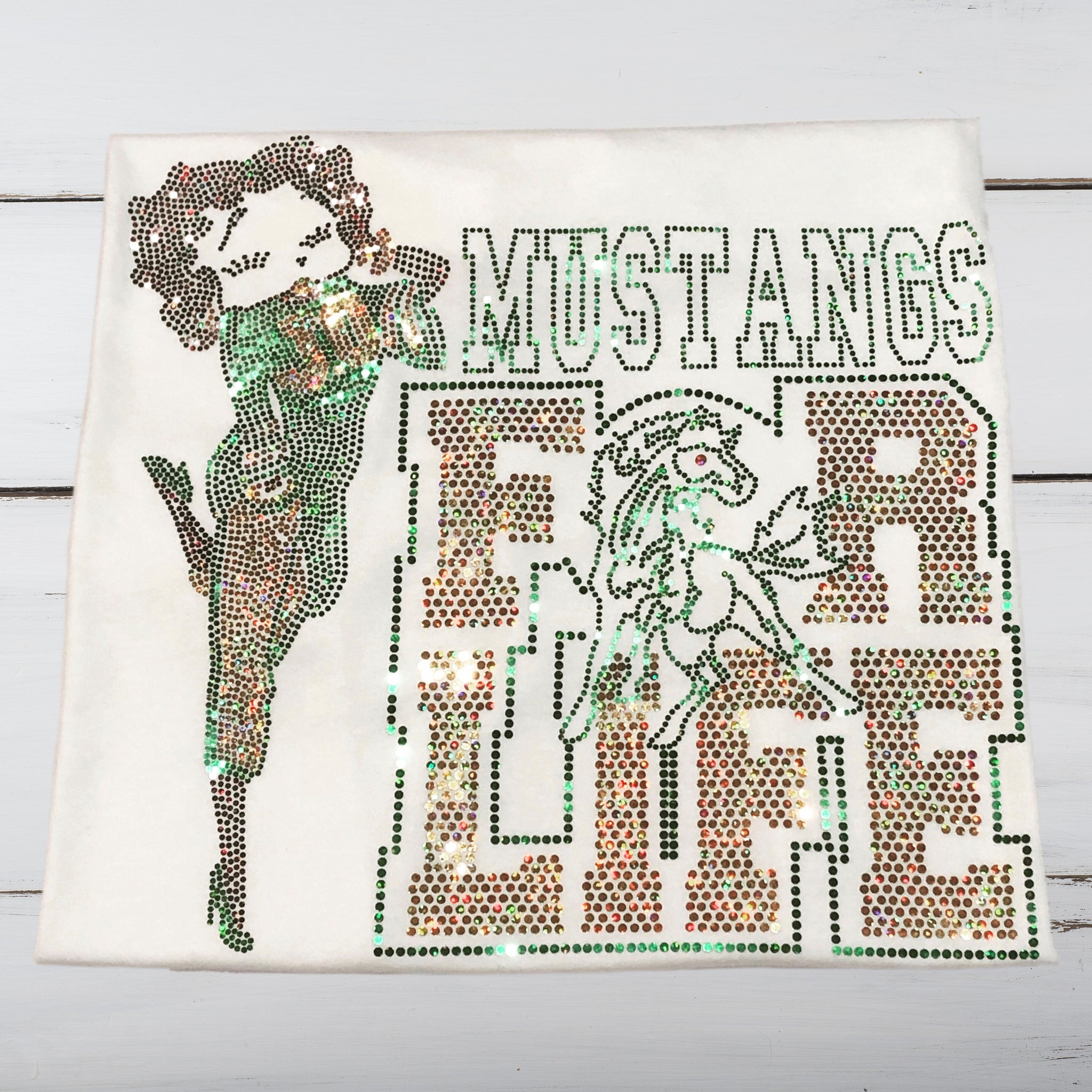 MUSTANGS For Life Bling Shirt - Superior Boutique
