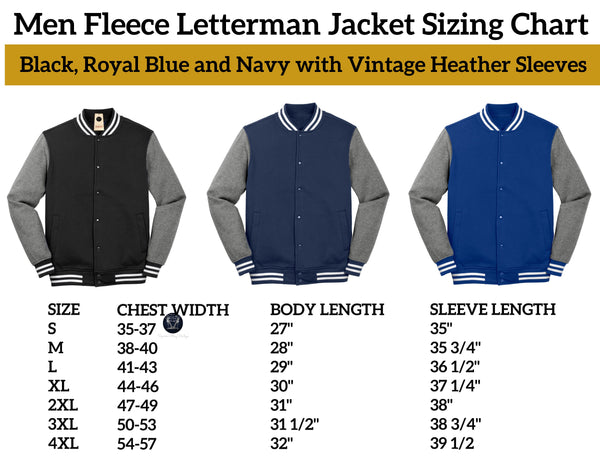 Ramsay Rams Men's Fleece Letterman Jacket