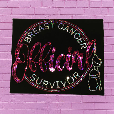 Official Breast Cancer Survivor Bling Shirt - Superior Boutique