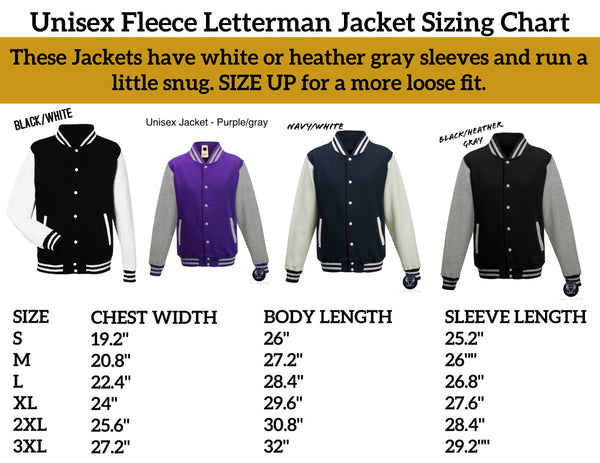West End Lions Men's Fleece Letterman Jacket