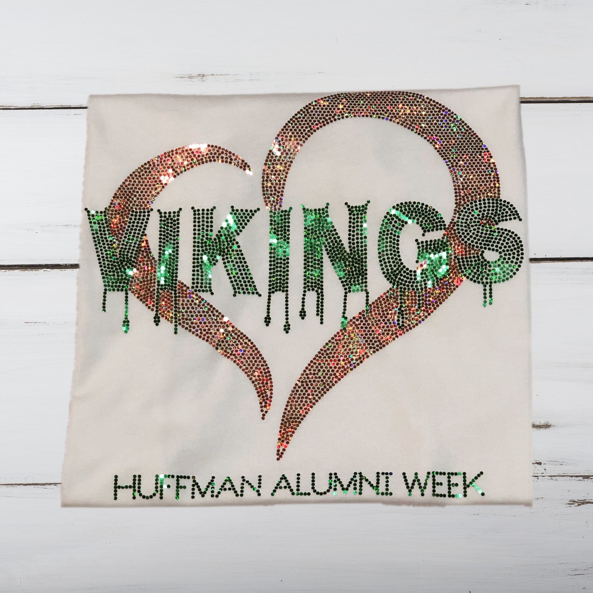 Huffman Vikings Dripping Love Bling Shirt - Superior Boutique