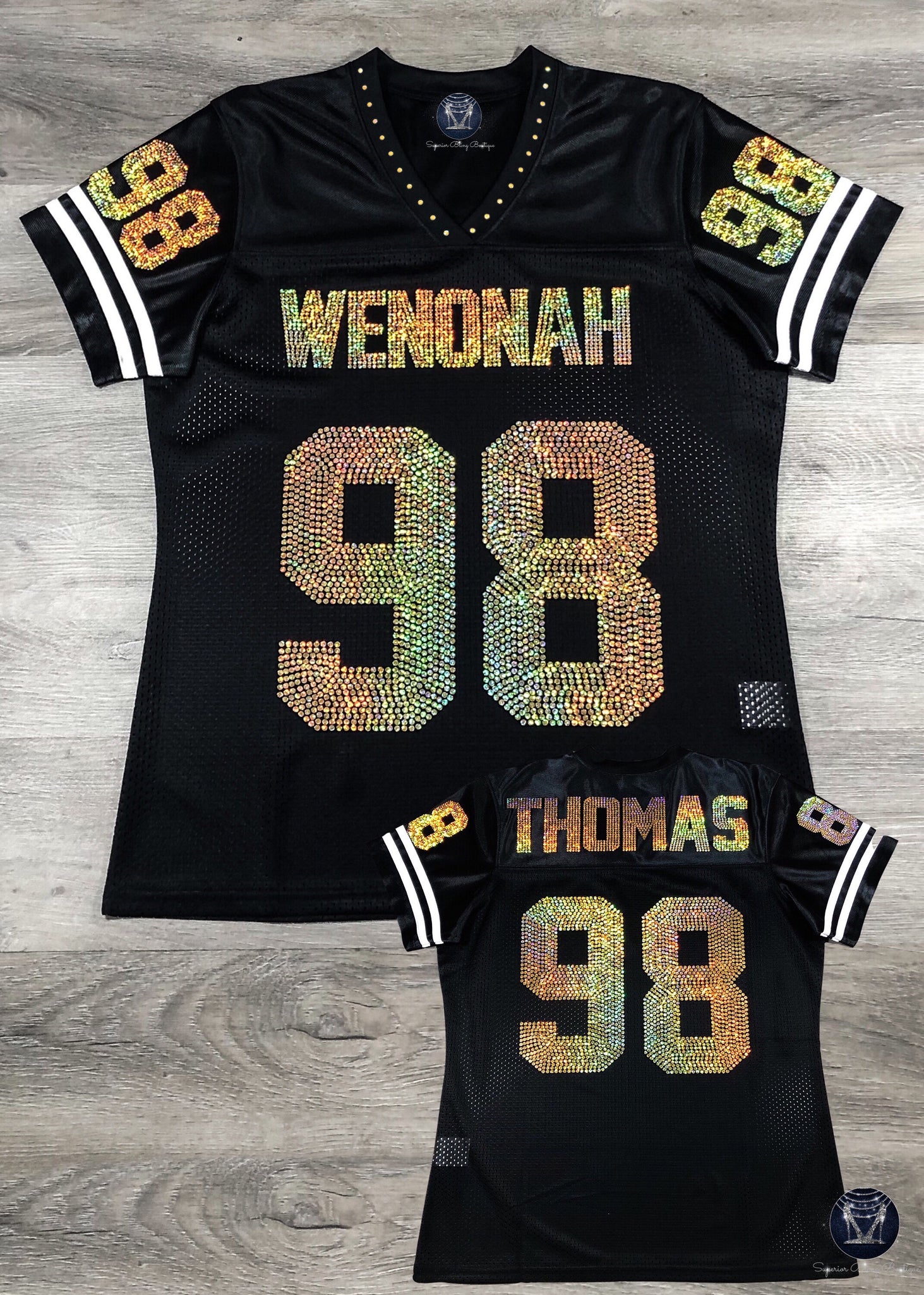 Wenonah Dragons Bling Ladies Patchwork Jersey - FRONT, BACK, SLEEVES