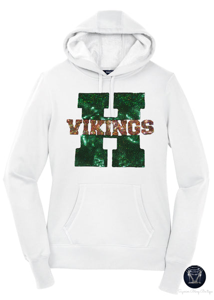 Huffman Vikings Bling Hoodie Sweatshirt