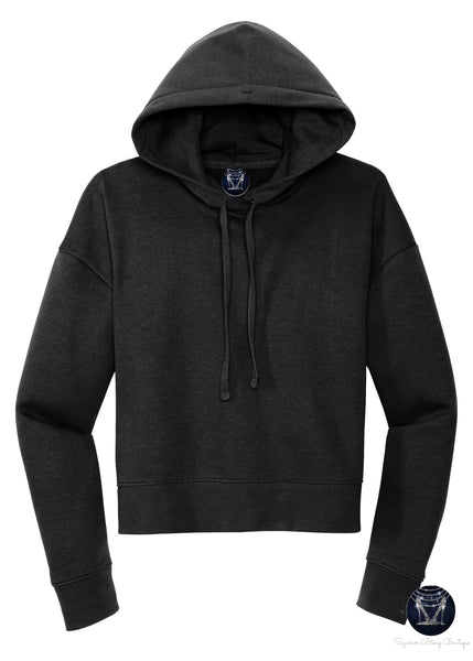 Custom Bling Crop Hoodie